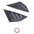 ABS Side Window Scoop Louvers for Ford Focus MK3 2012-2018 Pair Carbon