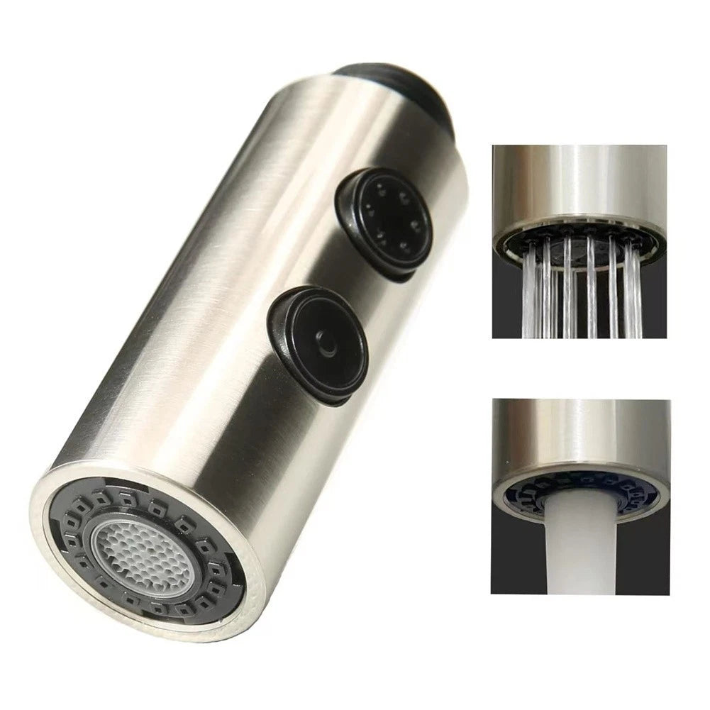 For Pull Out Faucet Head Replacement With Dual Spray Modes For