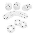 Hangers Retail Clothing Rack 3-1/2" Round Plastic Size 2 Dividers