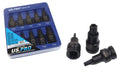 Us Pro 1/2" Drive Impact Tamper Star Torx Socket Set Metric T20–t70