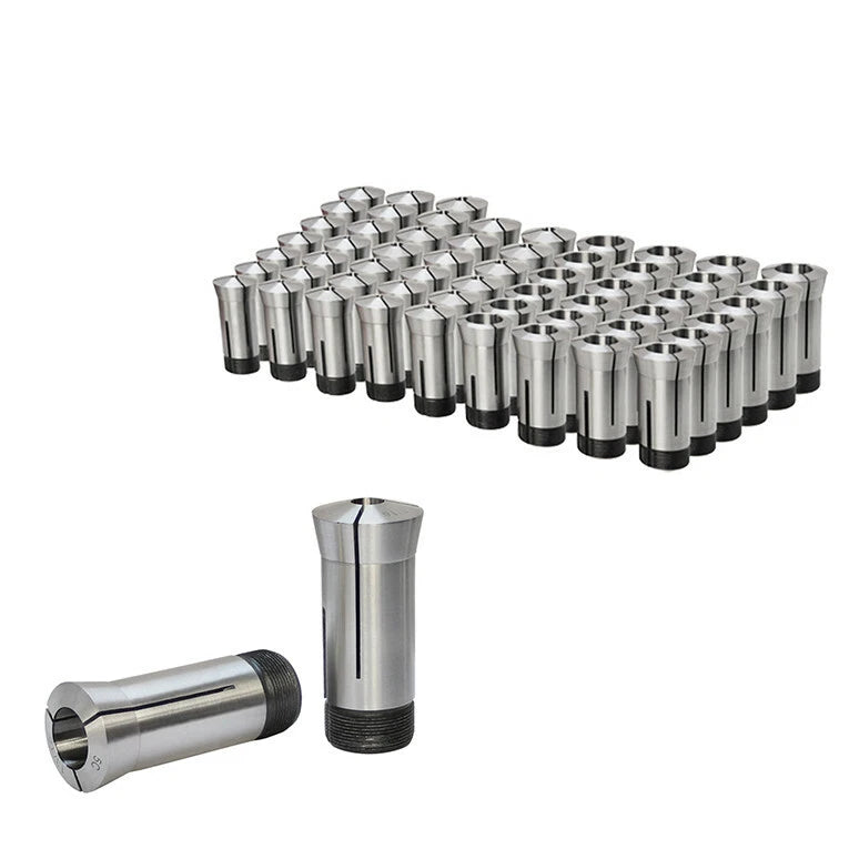 1/8 - 1'' 5c Round Collet Set By 16ths Harden Machinist Tool 0006" Tir