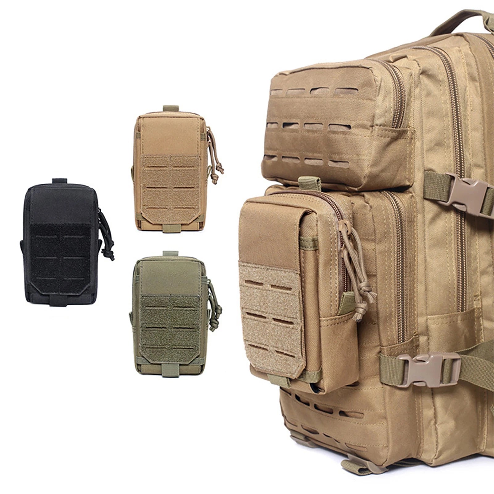 1*tactical Molle Pouch Multi-purpose Military Belt Waist Pack Bag