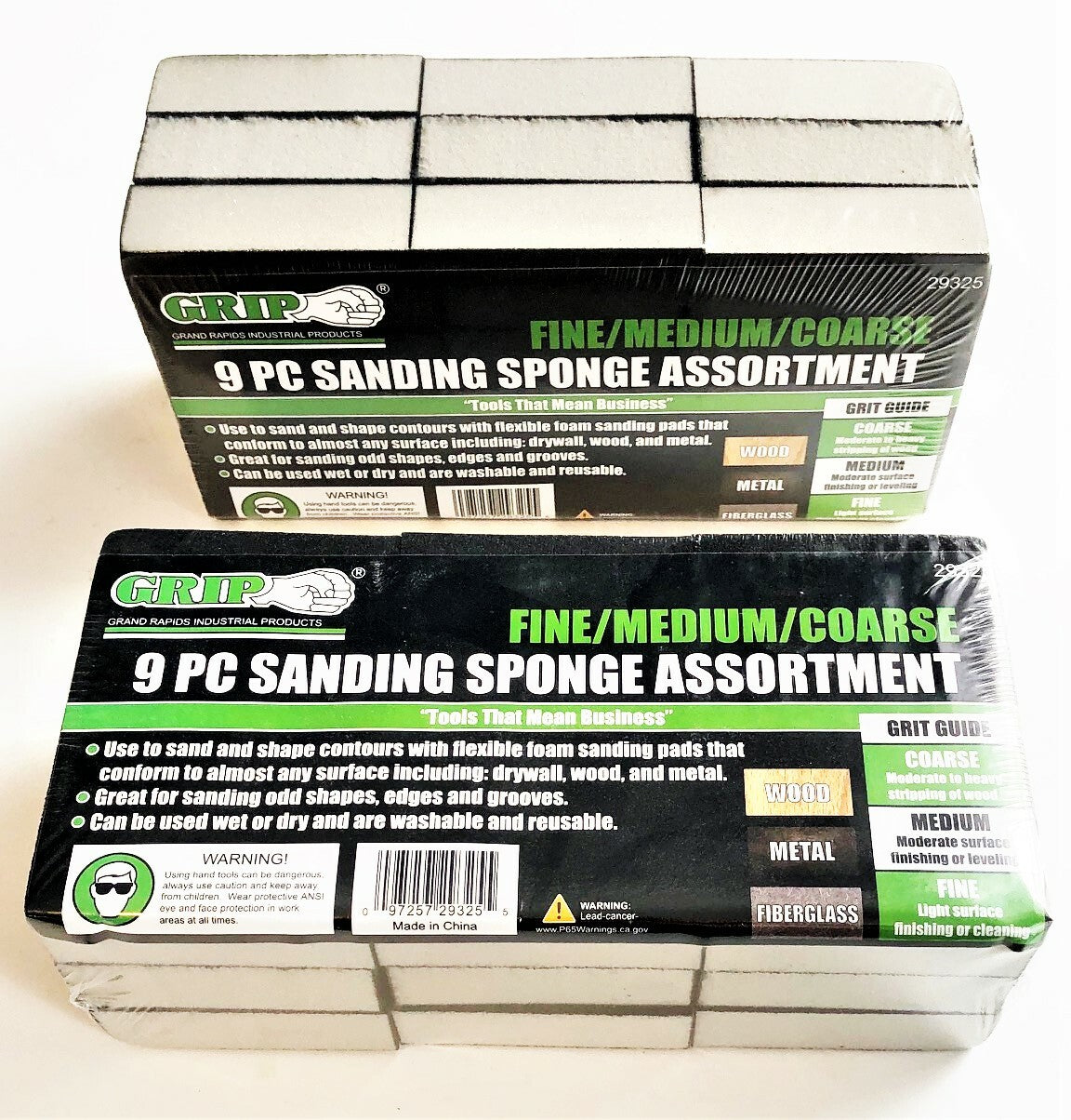 Grip Tools Sanding Sponge Assortment