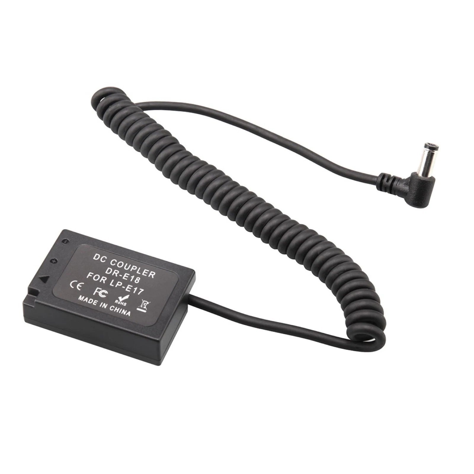 Decoded Lp-e17 Dummy Battery Dc Coupler Cable Dr-e18 For Canon 77d
