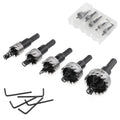 5 Pack High Speed Steel Hss Drill Bit Hole Saw Set