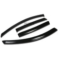Fit 08-10 Saturn Vue Smoke Tint Side Window Visor/wind Deflector Vent
