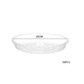 Plastic Plant Saucer Drip Tray For Flower Pots Clear Plastic