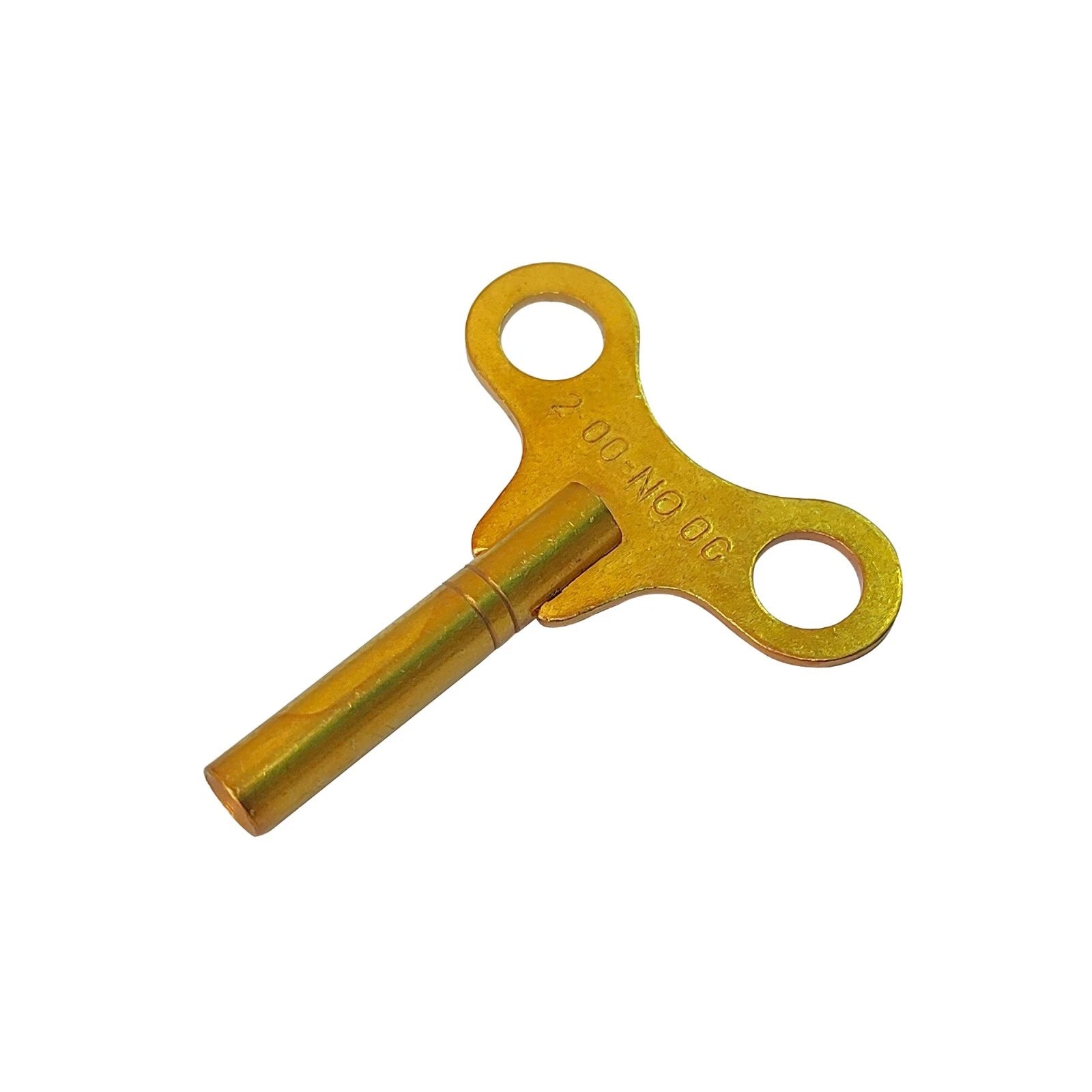 Brass Replacement Clock Key For Key Wind Clocks Size 00 / 2.0 Mm -