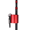 Aluminum Fishing Rod Holder Clip Double Hole Mount For Wall Rack Or