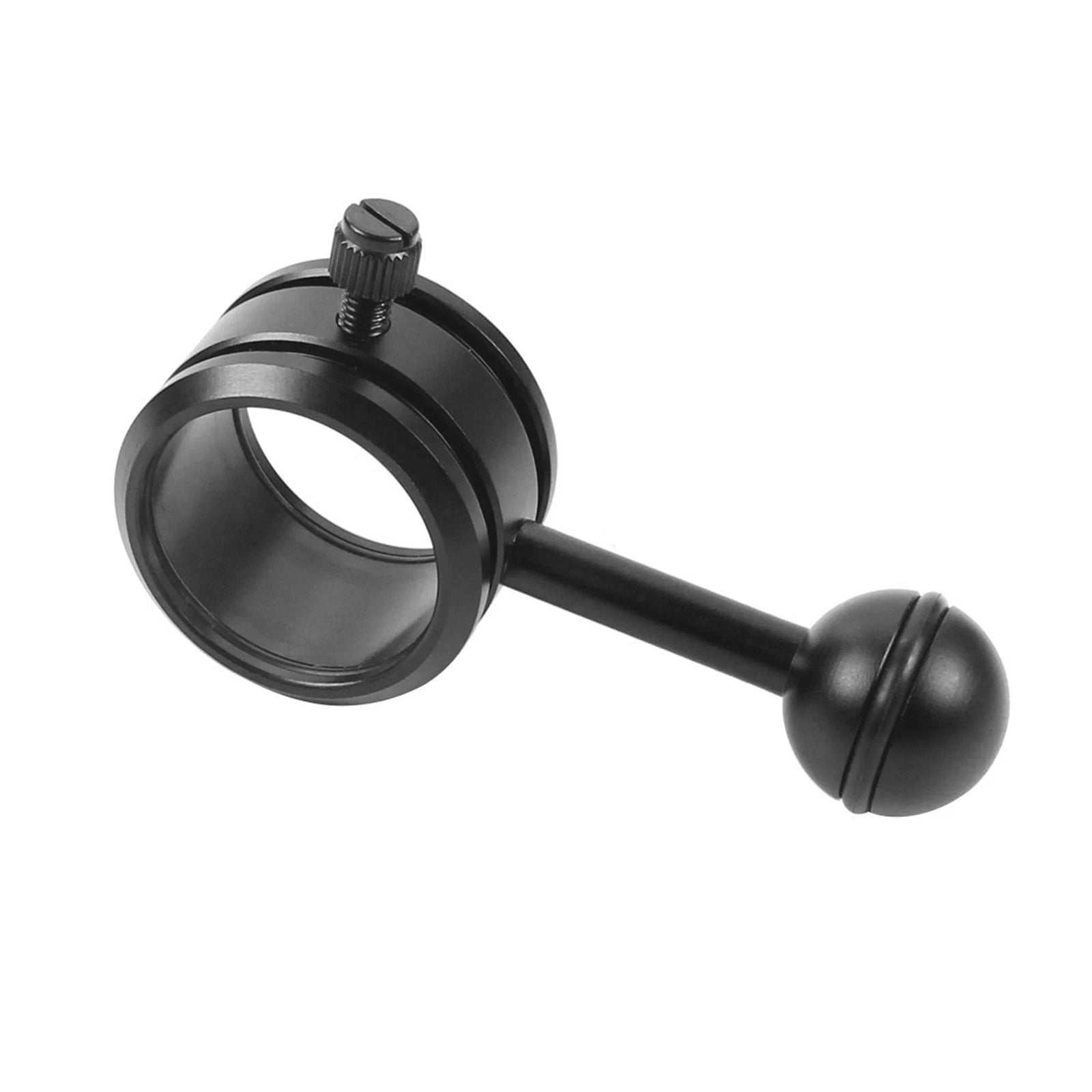 Alloy 1 Inch Ball Head Flashlight Clip For Underwater Diving Camera