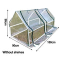 Transparent Garden Greenhouse Cover For Flowers 180x90cm 120x60cm