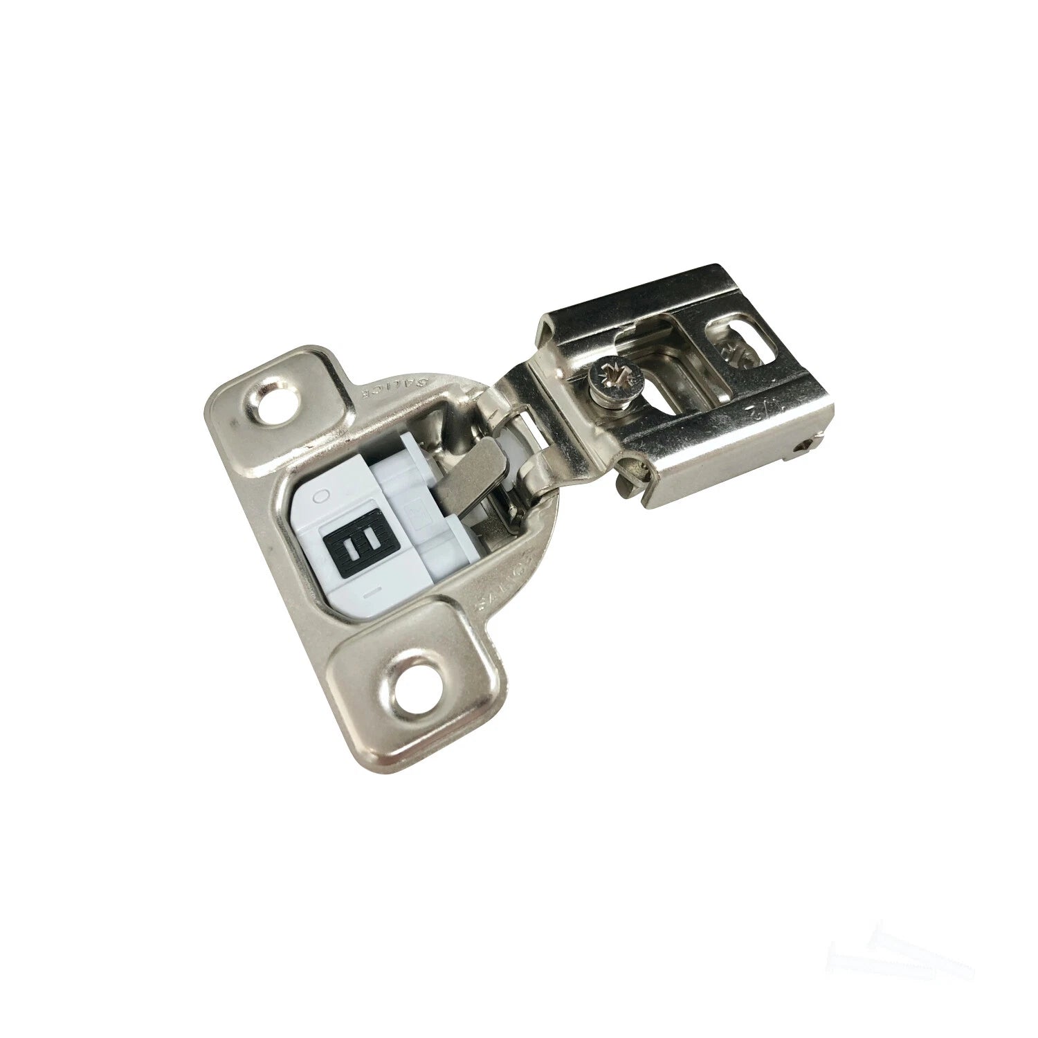 Salice 106 Deg 1/2" Overlay Screw On Soft Close 2 Cam Cabinet Hinge