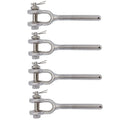 3/8" Stainless Steel Left Hand Thread Drop Forged Turnbuckle Jaw