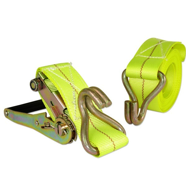 2" x 20' Ratchet Tie Down Strap with J Hook