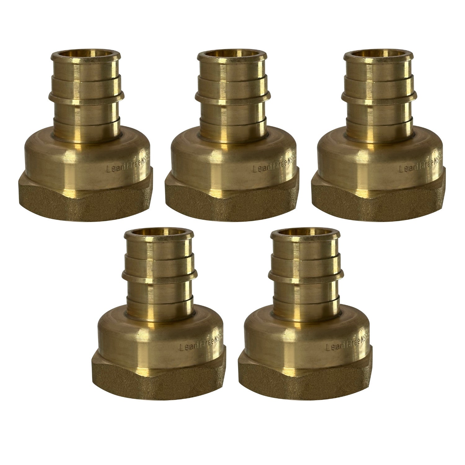 XFITTING 3/4" PEX A x 1" Female Adapter 5 Pack