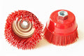 2 Nylon Infused 4" Abrasive Bristle Cup Brush