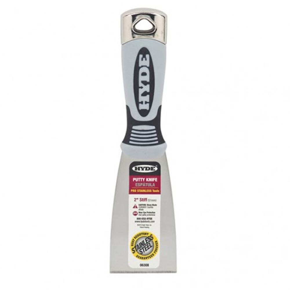 Hyde 06308 Stiff Pro Stainless Steel Putty Knife | Built Supply Co