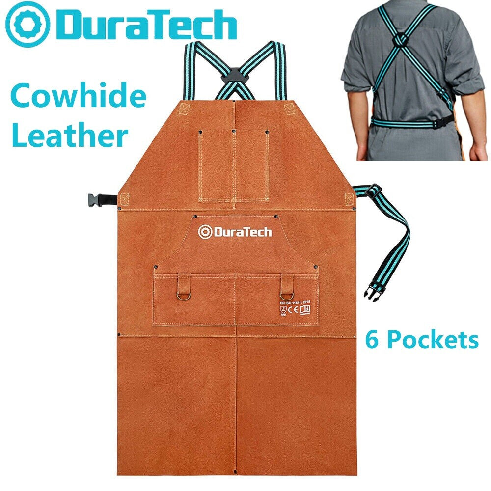 DURATECH 36"×23" Leather Welding Apron by DURATECH
