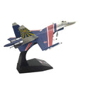 1: 100 Russian Su-27 Warrior Performance Aircraft Model Alloy Display