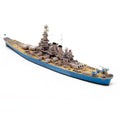 21in 1/400 Us Navy Bb-55 Battleship Paper Model Unsassembled Military