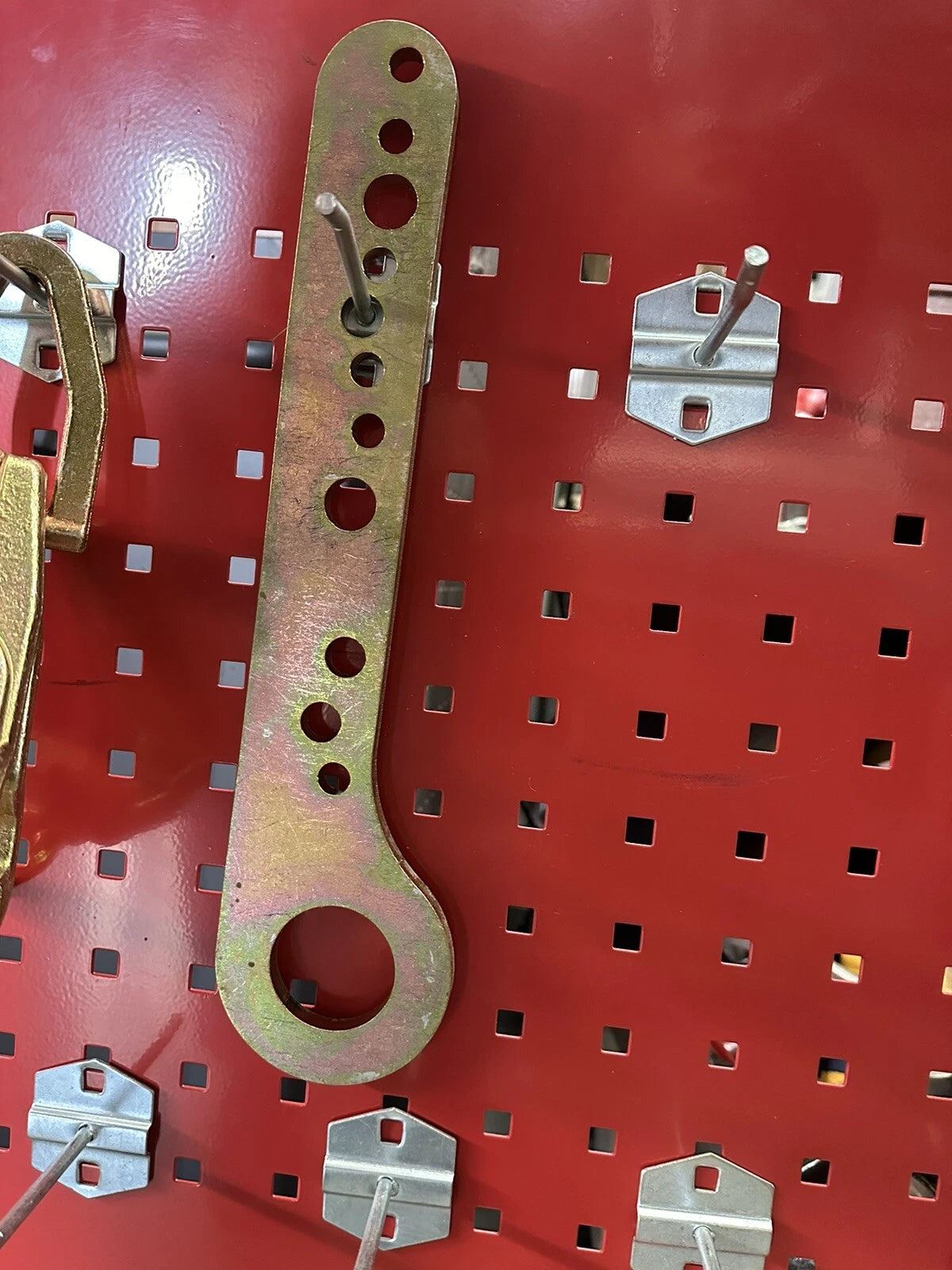 6 Ton Auto Body Frame Pulling Draw Bar 15” Multi Hole Pull Plate