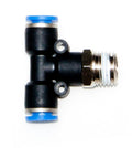 Tube fitting Male Branch Tee push to connect, 1/4" Tube x 1/4" NPT 5
