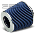 2.5" Cold/short Ram Blue High Flow Air Intake Dry Cone Gauze Rubber