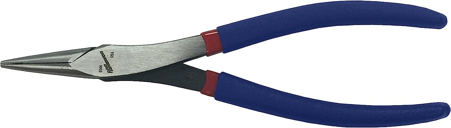 Pro America 8" Long Nose Pliers Serrated Jaw