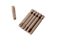 S2 Steel H4/H5/H6mm 50mmL Hex Allen Drive bits 1/4" Shank 6pc-Pack