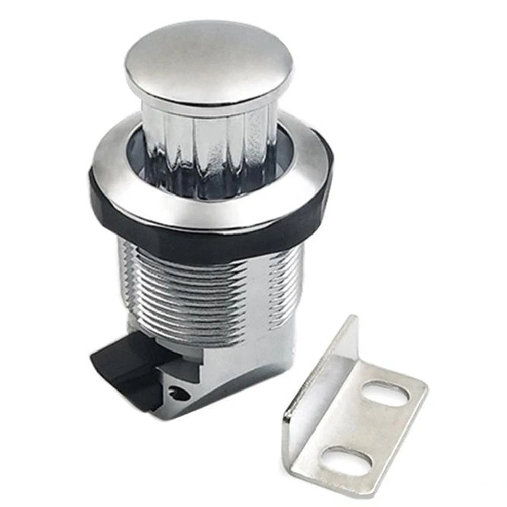 Embedded Door Lock With Rotary Push Button For Yacht Rv Cabinet