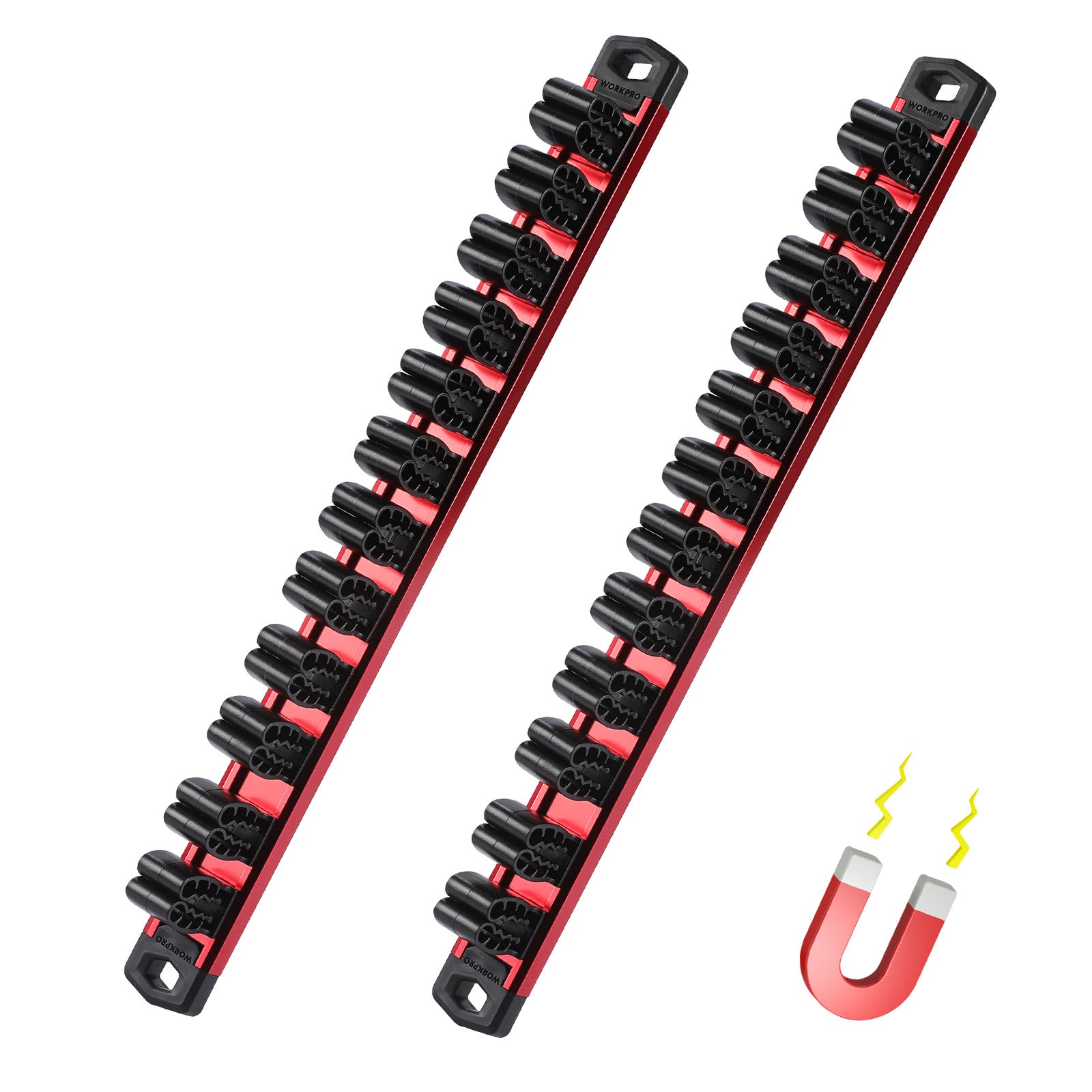 WORKPRO Magnetic Screwdriver Organizer 2PC by WORKPRO