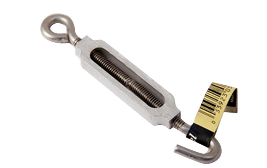2pc-pk Stanley Stainless Steel 7-3/4" Hook &amp; Eye Turnbuckle Turn Buckle 13-4223