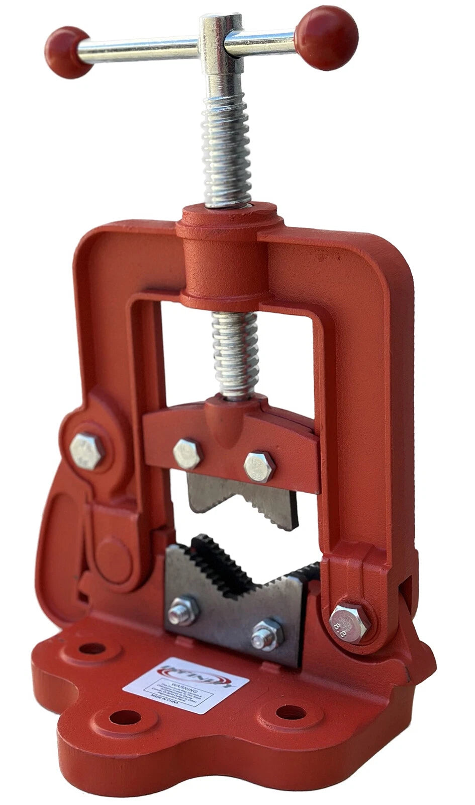 2" Threader Pipe Plumbing Vise For Fixing Pipes, Clamp-on Type Bench