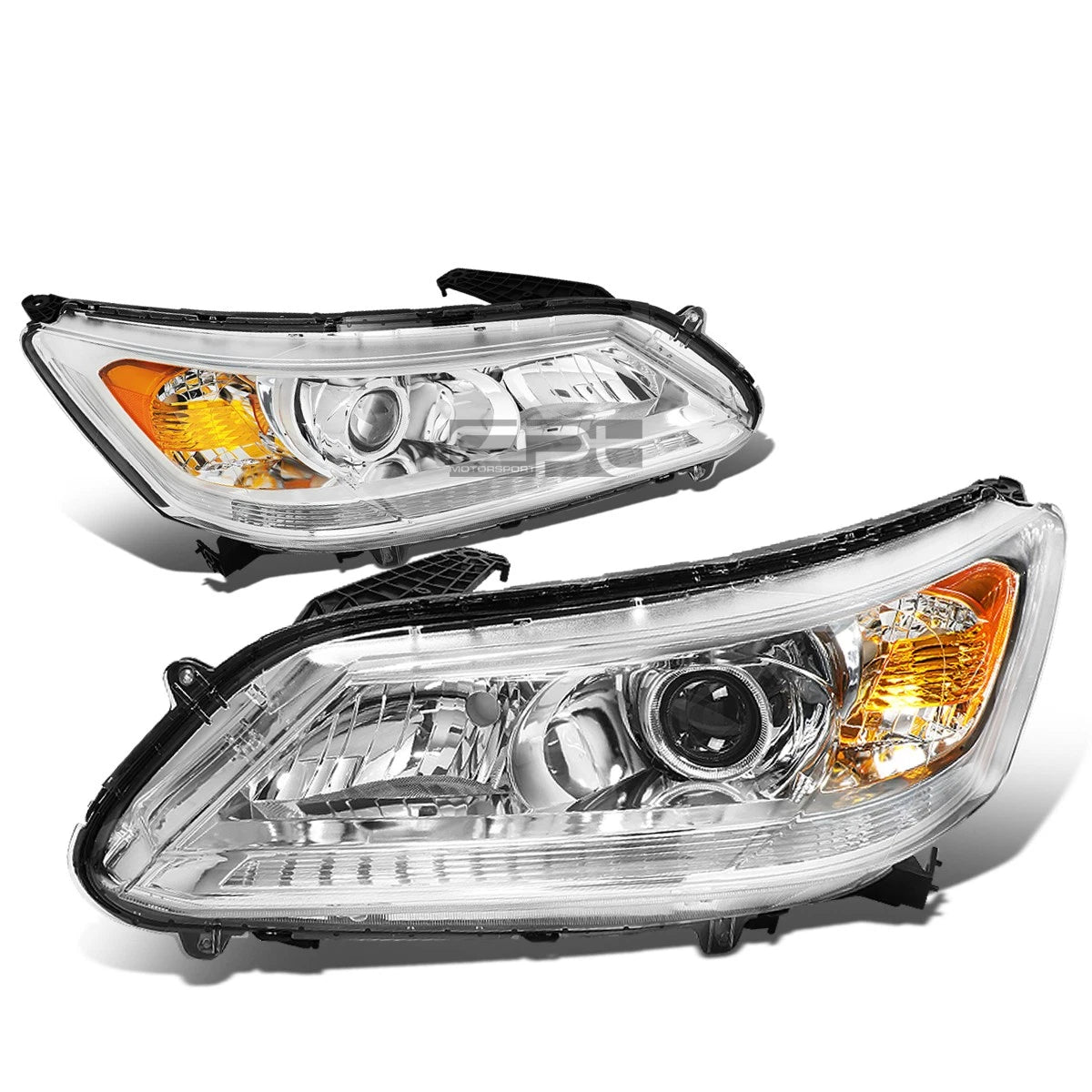 Fit 2013-2015 Honda Accord Pair Chrome Housing | Built Supply Co