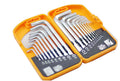 Cr-v Hex & Tamperproof Torx Key Wrench Set: 1.5-10mm & T10-t50