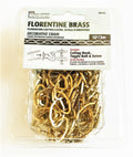 10' Kingchain Florentine Brass Decorative Chain