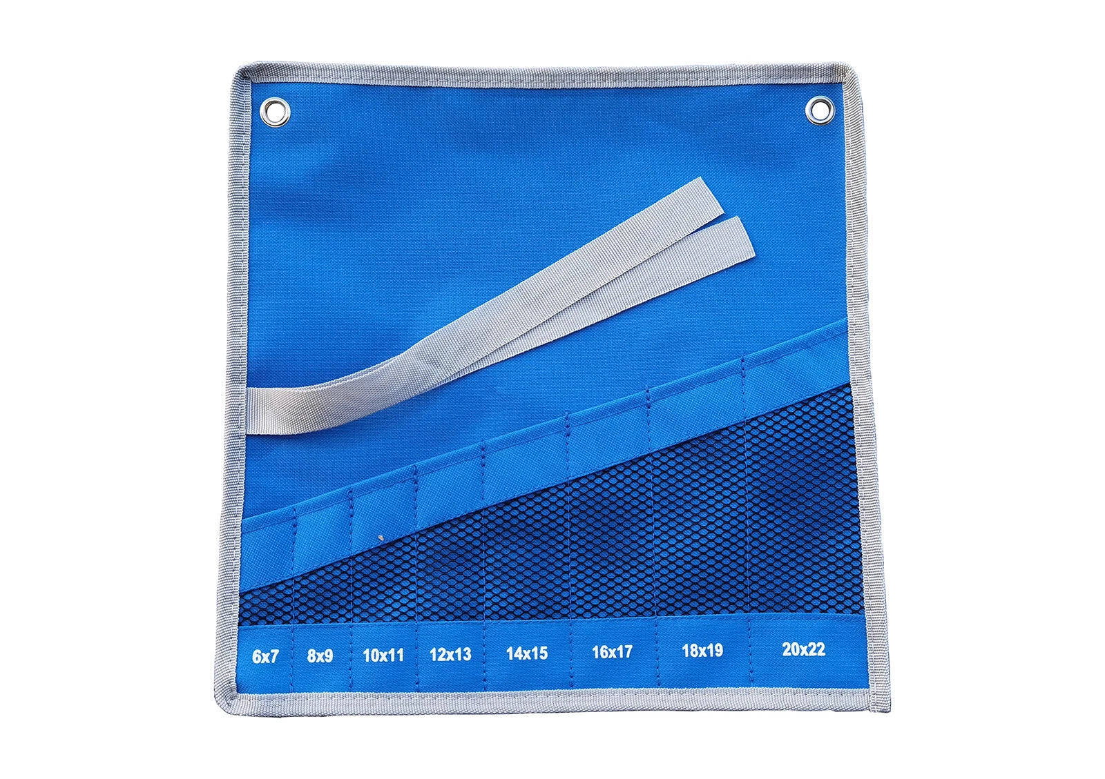 Canvas Roll Pouch Tool Storage F Offset Double Ring & Open Spanner
