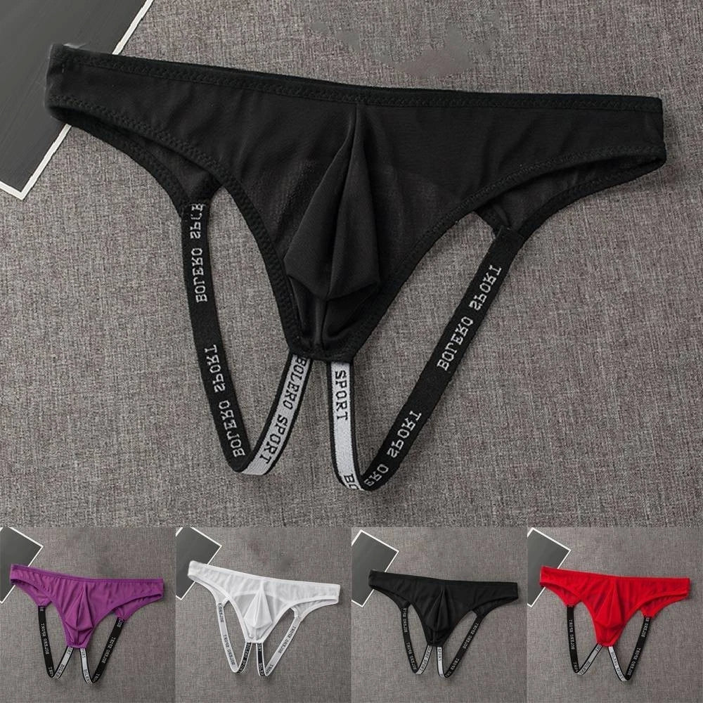 Backless Pouch Men Underwear Breathable Briefs Comfortable Panties