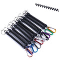 21.5cm Security Key Chain Multi-purpose Holder Coil Rope Tool Safety