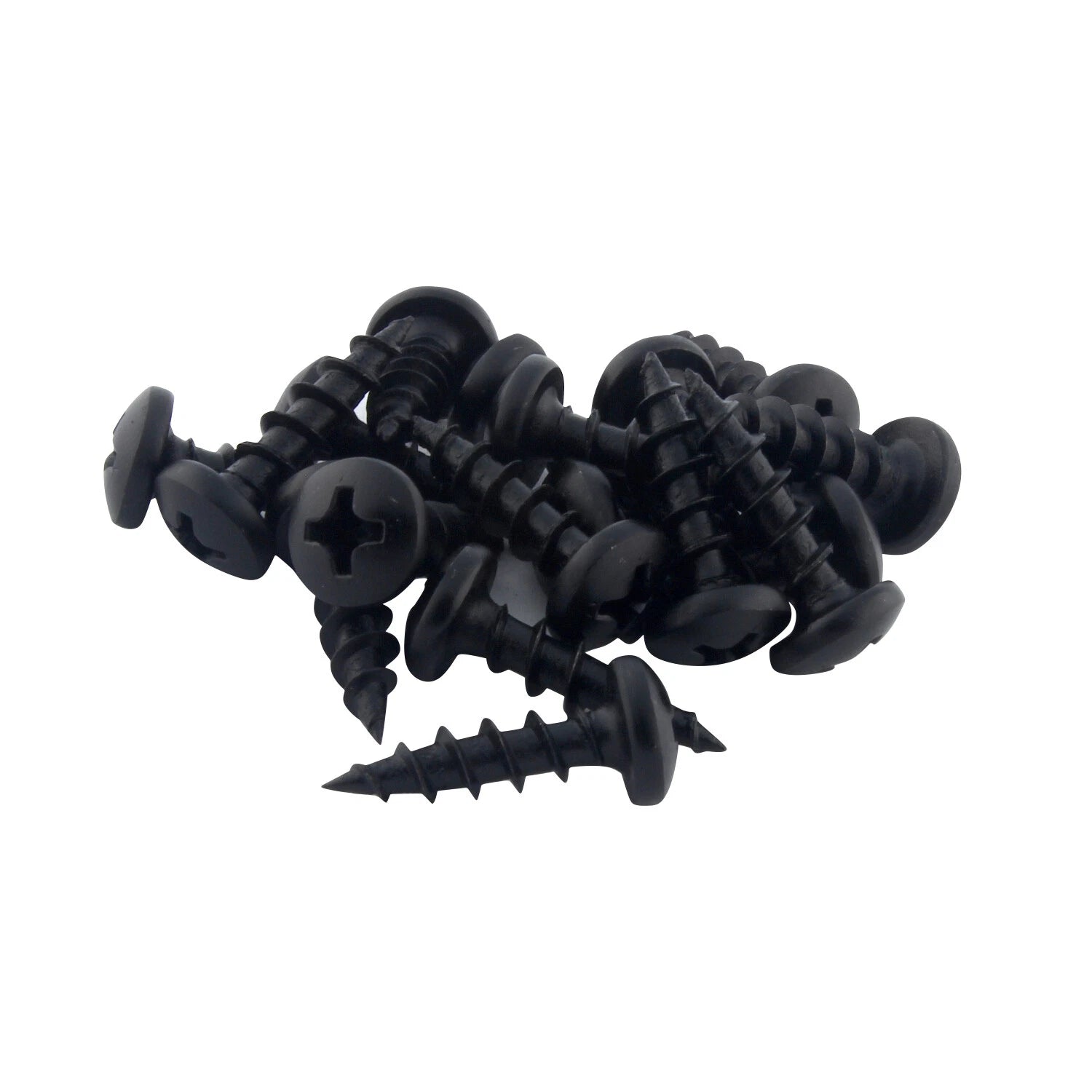 #8-11 X 5/8" Deep / Coarse Thread Phillips Pan Head Screws Black