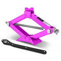 12.6-17.3in 4409lbs Capacity Hydraulic Lift Purple Scissor Jack