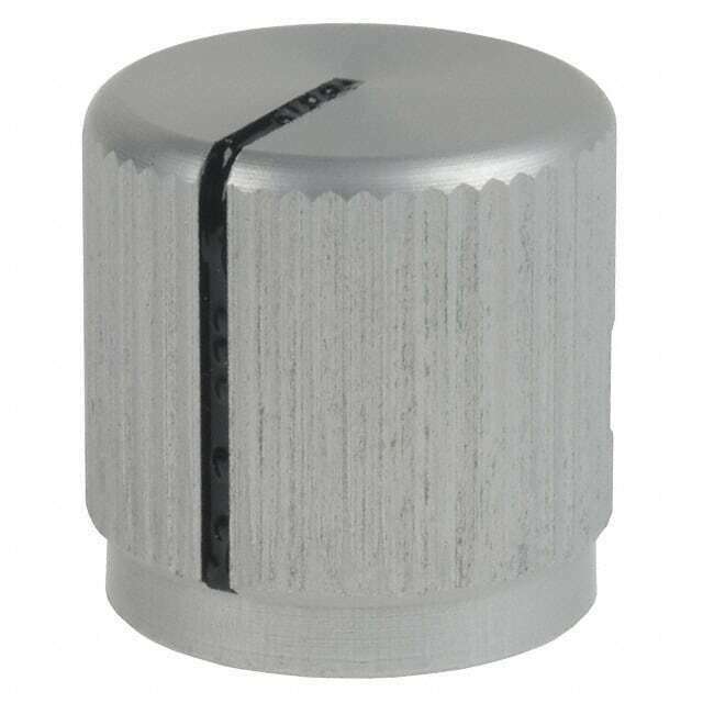 Knurled Metal Control Knob 0.236"