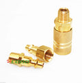 1/4"npt Brass Air Quick Coupler Set Male And Female Plug