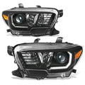 Fit 16-23 Toyota Tacoma Black Housing Amber Corner | Built Supply Co