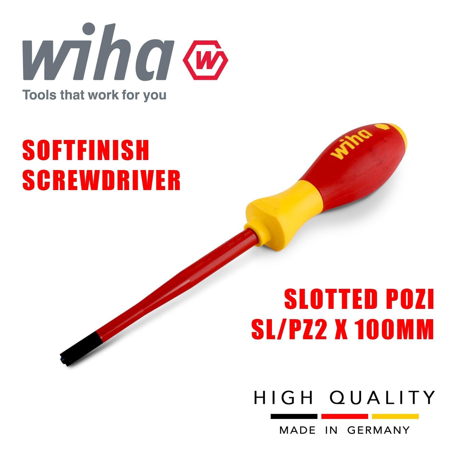 Wiha 35395 Pozidrive Screwdriver PZ1 SlimFix by Wiha