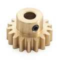Brass 17t Motor Gear Pinion Cogs Replacement For Axial 1/10 Rbx10