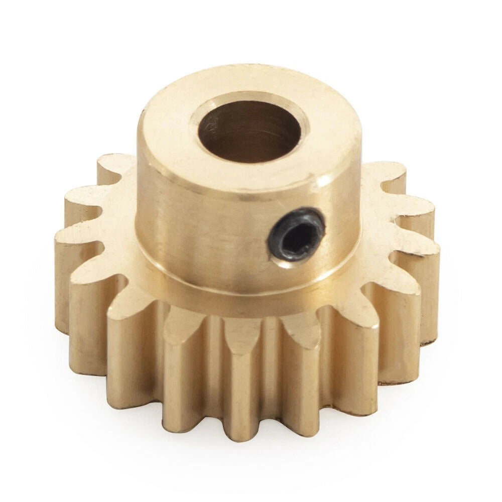 Brass 17t Motor Gear Pinion Cogs Replacement For Axial 1/10 Rbx10