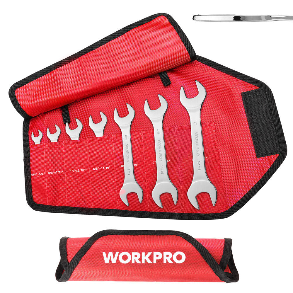 WORKPRO 7PCS SAE Wrench Set by WORKPRO