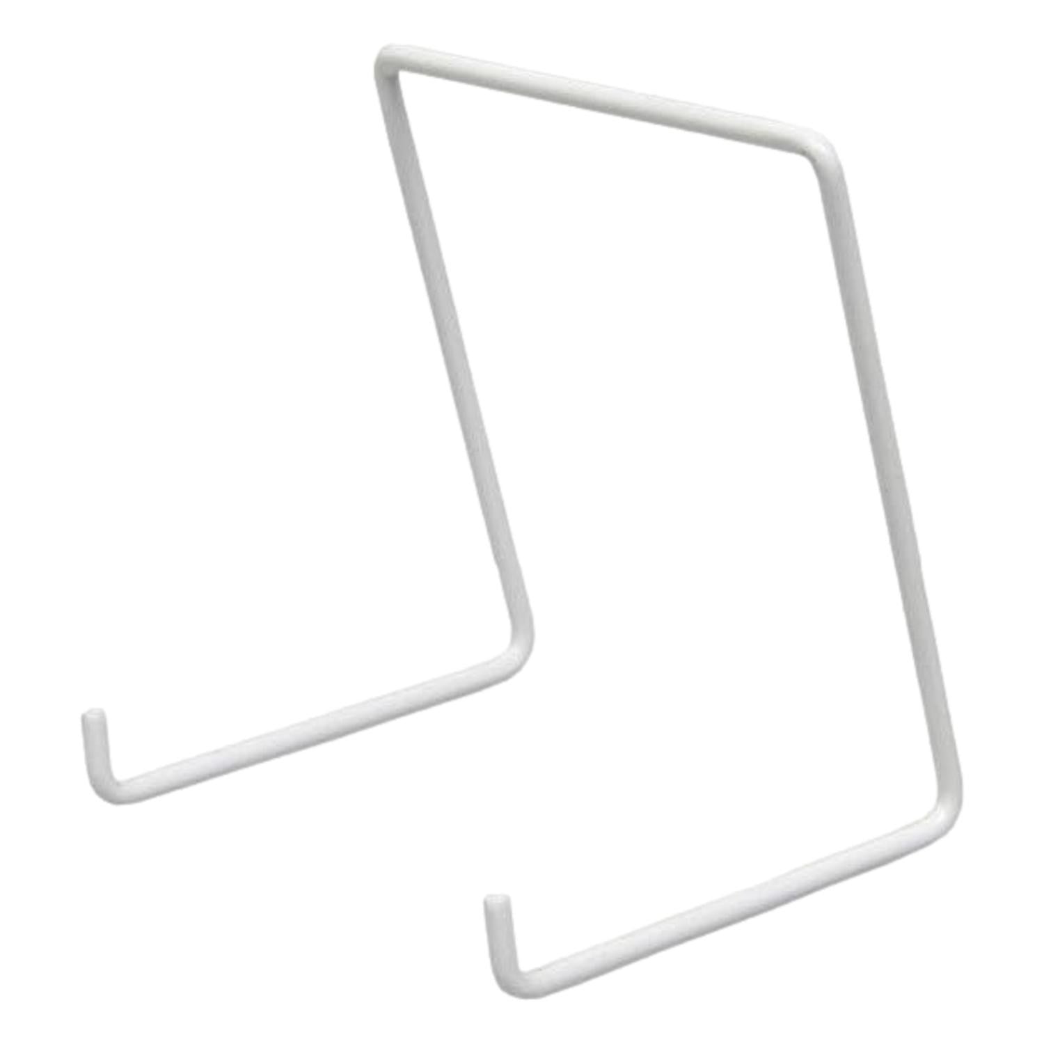 Jes Small 65mm Wire Plate Stand White (Size 2, 10 | Built Supply Co