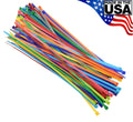 Multi Color Zip Cable Ties 11" 50lbs Made In Usa Nylon Wire Tie Wraps